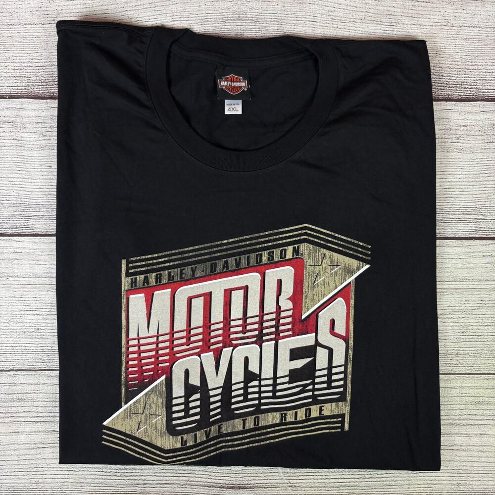 2022 Harley Davidson Motorcycles Live to Ride Graphic T-shirt
